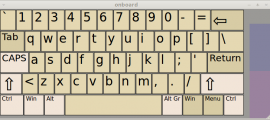 on-screen keyboard in Linux Mint / Ubuntu