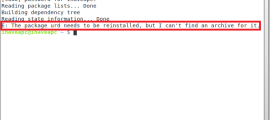 apt-get error