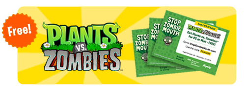 Free Plants Vs Zombies Giveaway by ADA and PopCap Games This Halloween
