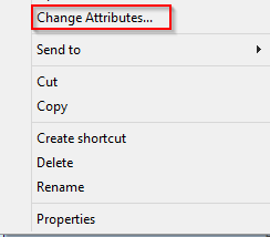 attribute changer integrated with Windows shell