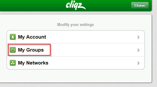 various cliqz settings in Firefox
