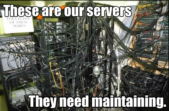 server maintenance : funny