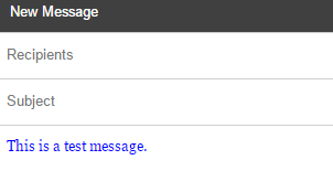 customized fonts when sending Gmail messages