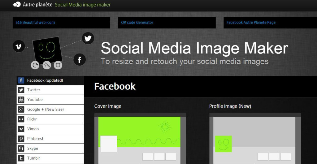 social media image maker online tool