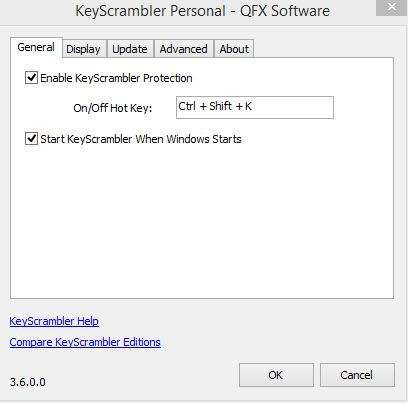 keyscrambler options