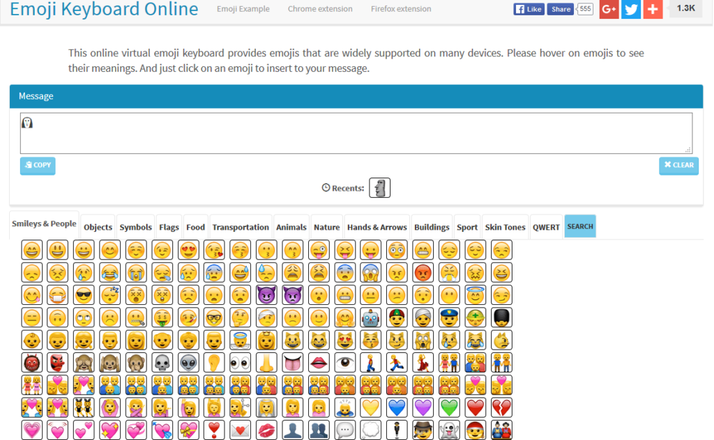 emoji online keyboard