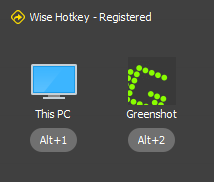 wise hotkey interface