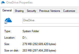 onedrive folder moved to new location
