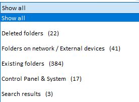 selecting shellbags to securely delete