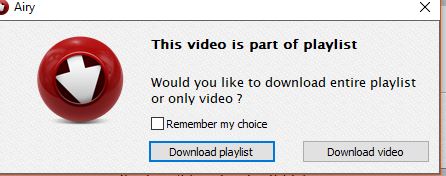 playlists and individual videos too can be downloaded