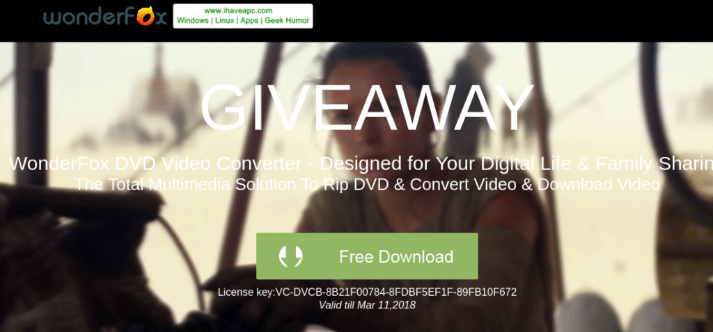 wondershare dvd video converter for ihaveapc.com