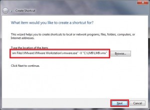 VMware Workstation 7 Virtual Machine Shortcut Windows 7_003 VMware Workstation 7 Virtual Machine Shortcut Windows 7