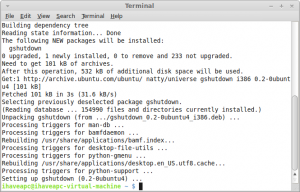 installing gshutdown in Linux Mint / Ubuntu