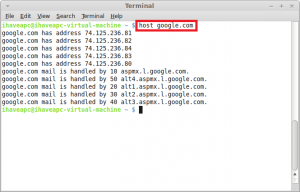 host Resolve Host Name To IP Address And Vice Versa From Linux Terminal