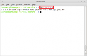 host1 Resolve Host Name To IP Address And Vice Versa From Linux Terminal