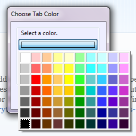 ColorfulTabs Firefox add-on usage