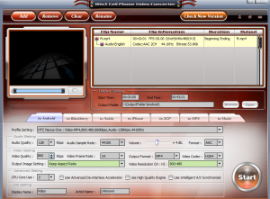 Main interface in WinX Cell Phone Video Converter