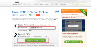 PDF To Word Online