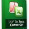 Free Giveaway : PDF To Excel Converter PDF To Excel Converter logo