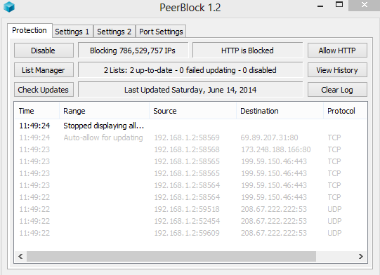 Block Unwanted IP Addresses Using PeerBlock I Have A PC