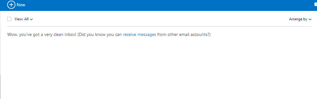 Clean Outlook.com inbox 