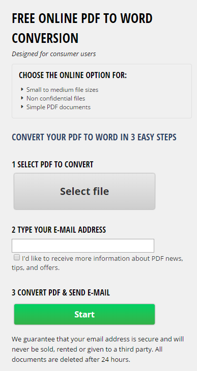 online pdf converter