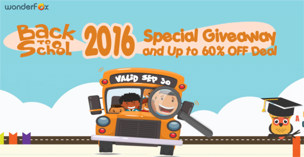 WonderFox Back To School 2016 Giveaway