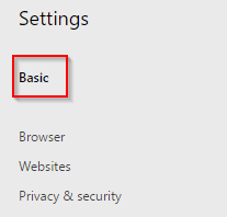 opera browser settings 