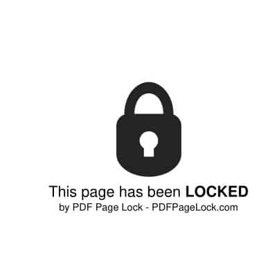 locked pages not being displayed fully in PDF file