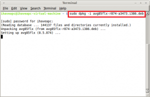 Installing AVG In Linux Mint / Ubuntu