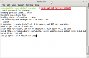 Installing iptraf in Linux Mint / Ubuntu
