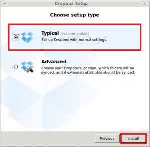 Dropbox Setup running in Linux Mint / Ubuntu