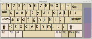 on-screen keyboard in Linux Mint / Ubuntu