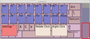 on-screen keyboard in Linux Mint / Ubuntu - function keys