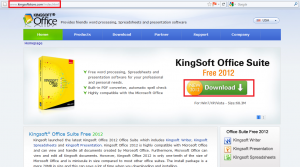 KingSoft Office Suite 2012 Download Page