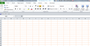 Custom gridline color in Excel 2010