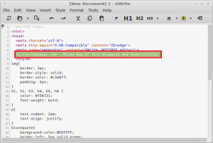 GWrite: A Nice HTML5 Editor For Linux Mint / Ubuntu