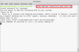 How To Install And Use Razor-Qt Desktop In Linux Mint / Ubuntu