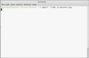 How To Quickly Grab Screenshot Of Desktop From Terminal In Linux Mint / Ubuntu