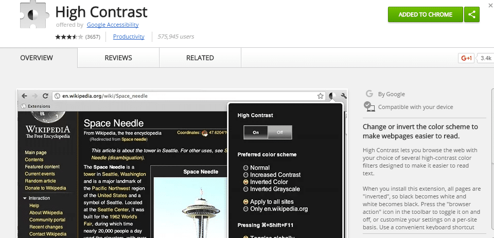 Change Color Schemes For Viewing Webpages In Google Chrome I Have A 